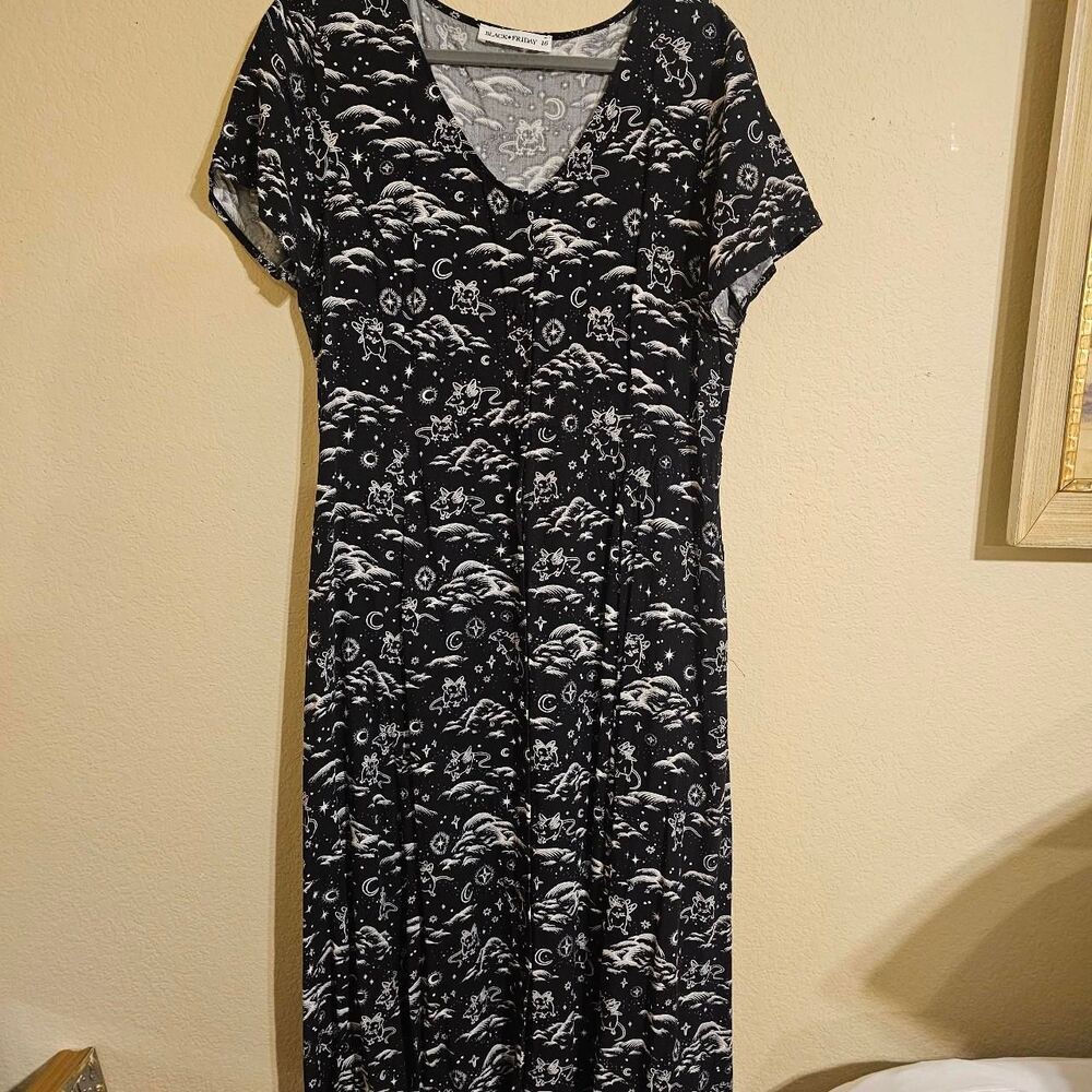 Dangerfield Women's Navy and Black Dress